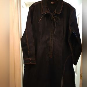 Jean Dress w/split